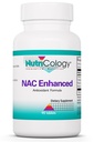 Nutricology NAC Enhanced Supplement - N- Acetyl- L- Cystein, Glutathione Precursor, Understøtter immunfunktion, Mucus Clearance - 90 Tæl