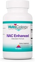 Nutricology NAC Enhanced Supplement - N- Acetyl- L- Cystein, Glutathione Precursor, Understøtter immunfunktion, Mucus Clearance - 90 Tæl