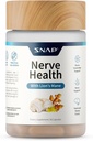 Snap Kosttilskud Nerve Health Support med Lions Mane, Økologisk Gurkemeje & Urter - Understøtter Mental Klarhed, Hukommelse, Focus & Nerve funktion - 60 kapsler