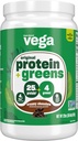 Vega Protein and Greens Protein Powder, Chocolate - 20g Plant Based Protein Plus Veggies, Vegan, Ikke GMO, Pea Protein for kvinder og mænd, 1,3 lbs