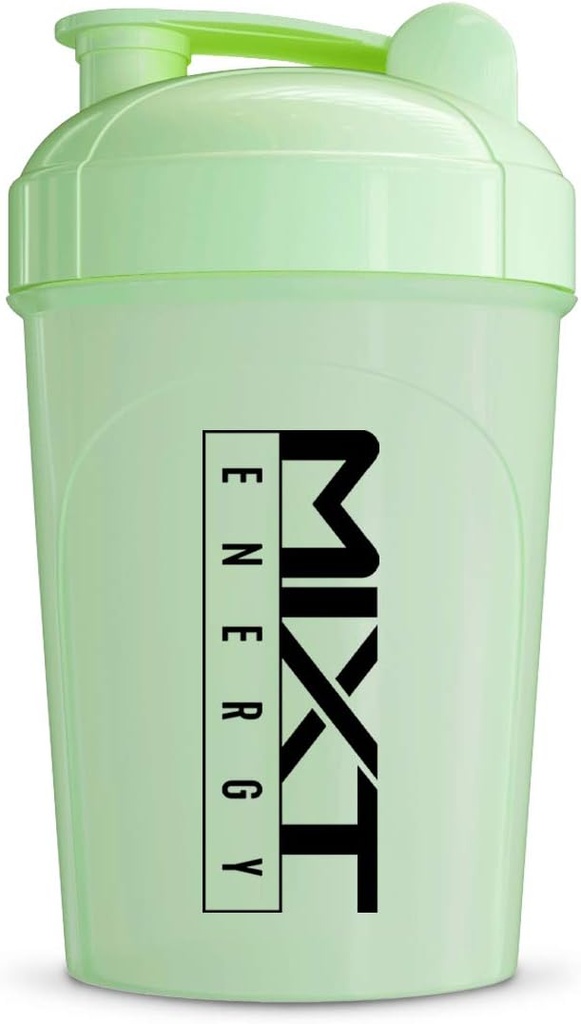 MIXT Energy Shaker Flaske, 16 oz. Shaker Flaske, BPA Free & Lid Mixing Technology (16 oz, Glow in the Dark)
