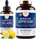 WINDSOR BOTANICALS Flydende kollagen og appetite suppressant skønhed og wellness bundle