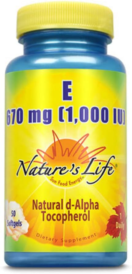Nature 's Life Vitamin E, 1000 IE