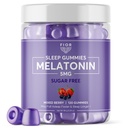 FIOR Sugar Free 120- Tæl dvalehjælp & rolig gummies, Melatonin gummies dvalestøtte til voksne & børn. Gummy vitaminer til søvn. Voksne & børn Melatonin & L- Theanine Gummies Natural Herbal Sleep Aid.