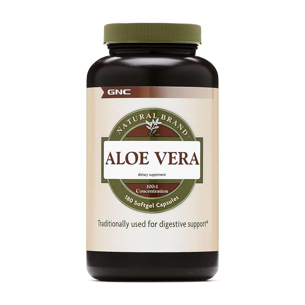 GNC Natural Brand Aloe Vera SoftGel kapsler