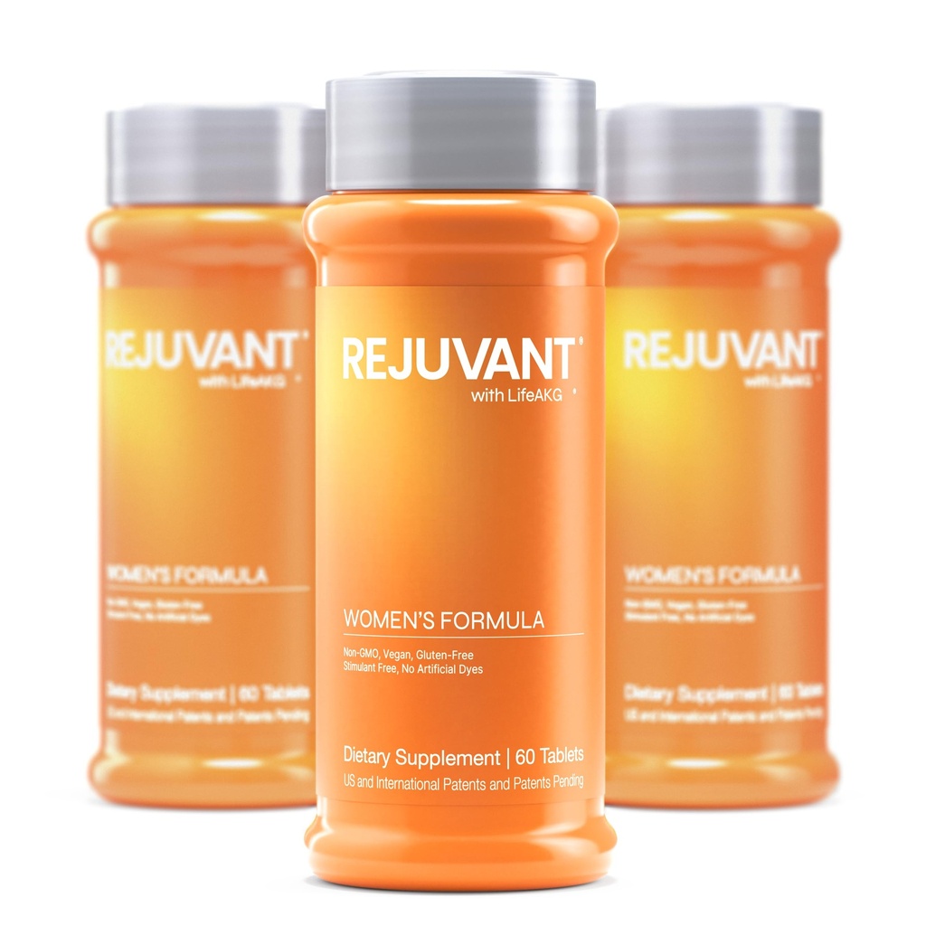 Rejuvant Women 's AKG Longevity Supplement 1000MG Ultra 98% Pure (Calcium Alpha- Ketoglutarat), Patenteret Vitamin Rich kontrolleret frigivelse Formel understøtter Cell Reparation og livskvalitet, 180 tabletter