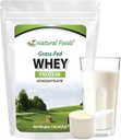 Z Naturlige fødevarer Grass- Fed Whey Protein Koncentrat - Clean Whey Protein Powder fra New Zealand - Cold Forarbejdede Pure Whey Protein med essentielle aminosyrer til ernæring & Fitness, Unflavored, 1 LB