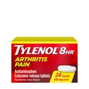 TYLENOL Arthritis Pain Caplets Push & Turn Cap 24 ea (pakning med 3)
