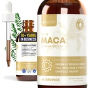 Rejuvica Health Active Maca - Advanced Maca Root Extract - Peruvian Ginseng - Flydende levering til bedre absorption - Understøtter energi og vitalitet