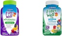 Viafusion Fiber Well + Probiotika 60 Count og Fiber Well Fit 90 Count Gummy Vitamin Bundles