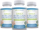Daglig Probiotisk 40 Millioner CFU MakTrek Bi- Pass Technology fordøjelse Immunsundhed 180 Veggie kapsler