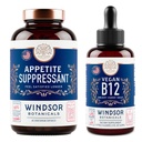 VINDØR BOTANICALS Appetite Suppressant for vægttab og Vegansk B12 flydende bundle