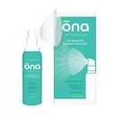 ONA Fornyelser Saline micro- Mist Nasal Inhaler, Congestion Relief for voksne, Cold and Flu, Allergi, Sinus Relief, Undufted, 1.7oz