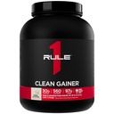 Regel 1 Clean Gainer - High- Protein Lean Gain Formel med 560 kalorier, 30g Full- Spectrum Protein, Over 90g Carbs, Under 6g af fedt (15 Servere, Vanilla Ice Crème)