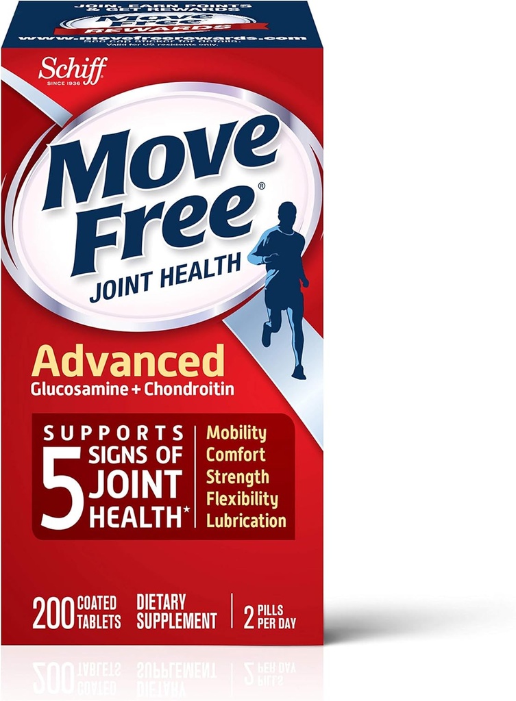 Move Free Advanced, Joint Health (200 Count) (2 Pack)