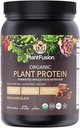 SOTRU Organic Vegan Protein Powder - Whole Food, Plant Based Protein Powder with Green Superfoods, Enzymes & Probiotika - USDA Certified Organic, Non-GMO, Gluten- Free - Chocolate 18.5 oz, 21 Servere