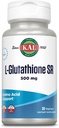 KAL L- Glutathione SR, Reduceret Glutathione supplement, høj Absorption Antioxidant supplement, Lab Verified, 30 Servere, 30 VegCaps