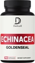 1000mg Echinacea Goldenseal Capsules - 240 tællinger af 4 måneders forsyning - Support Immunsystem, Well- Being & Ovious Health