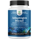 Urteadaptogen Mood Support - Calming Adaptogens Supplement til Stress & Cortisol Management med Ashwagandha Rhodiola Rosea & Maca Root - Vegansk Non GMO & Daytime Friendly -180ct