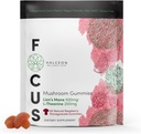 Halceon Wellness Mushroom Gummies - Lions Mane Mushroom og L- Theanine Supplement for hjernesundhed - Nootrop Mushroom Supplement - Non-GMO Vegan Lion Mane Mushroom Gummies for Focus - 60 Greve