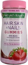 Nature 's Bounty Optimal Solutions Hår, Hud og negle Gummies, 80 ea (pakke med 2)