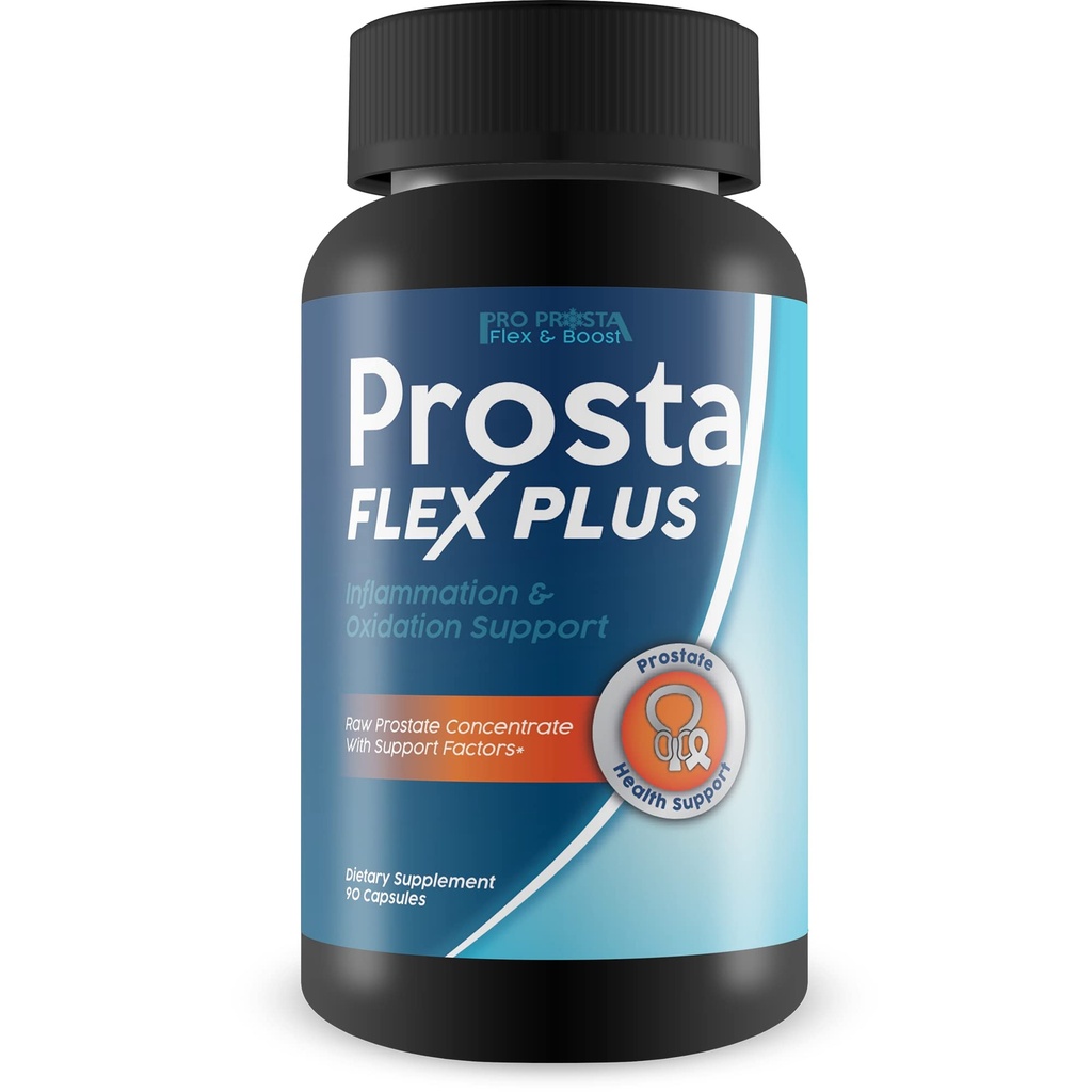 Pro Prosta Flex Plus - Support Reduceret inflation, Forbedret cirkulation, Reduceret oxiderende stress, og bedre samlet sundhed - Urteblend med gurkemeje til prostata - Mand formel