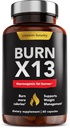 Vitamin Bounty Advanced Thermogen Fat Burner til mænd og kvinder - Brænd X13 vægttab supplement med 13 kraftfulde ingredienser - Metabolisme Booster, Energi & Appetitkontrol - 60 kapsler