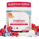 Zahler ChildCalm, Kosher Fruit Punch Chewable Magnesium for Kids - Natural Calm, Mood Support, og Afslapning - Calming Kids Magnesium Supplement Childrens Magnesium, 60 tabletter