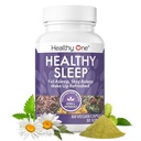 Sund søvn - 10 REM Inducing Ingredienser - Understøtter alle faser af dyb hvile - Søvnløshed - Anxious - Restless - Melatonin - Valerian - Kamille - Theanine - GABA - Humle - Lemon Balm - 60 Greve