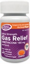 Gas Relief Ultra Strength, 180 mg Simeticone (150 Softgel) Fast Relief fra Gas, Bloating, Fullness, Smertefuld ubehag, Sammenlign med Ultra Strength Phazyme Active Ingredient