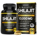 Shilajit kapsler med 85 + Trace Minerals (75 Day Supply, 1000mg Extract per Serving) Himalayan Shilajit til mænd og kvinder med Fulvic Acid - tredjepart testet supplement, ikke GMO, Vegan & USA Made