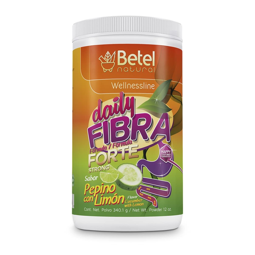 Betel Natural Daily Fibra Forte Formel / Stærk Formel - Extreme Colon Cleanse Cuckumber med Lemon (Pepino con Limon)