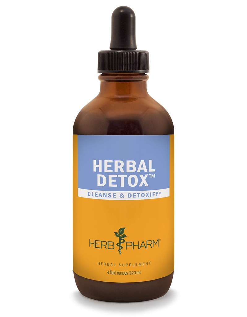 Herb Pharm Flydende Herbal Detox Formel til rensning og afgiftning - 4 Ounce