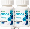 1450MG TUDCA lever supplement, bile salte lever støtte supplement kompleks, leversundhed for lever Nyre rense Detox og reparation, 60 kapsler