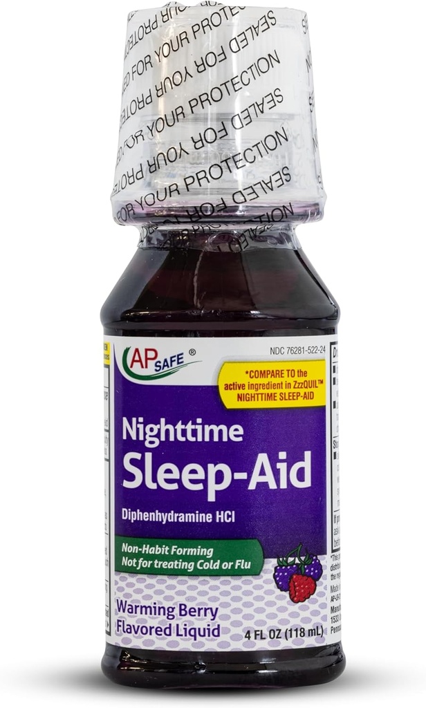 Nat Sleep- Aid Flydende for voksne, AP Sikker