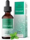 HERBAMAMA Chlorophyll Liquid Drops - Vegan Chlorophyllin Extract for Detox & Cleanse - Non- GMO, Alkohol & Sugar- Free Antioxidant Supplement for immunforsvar, 28-dages levering