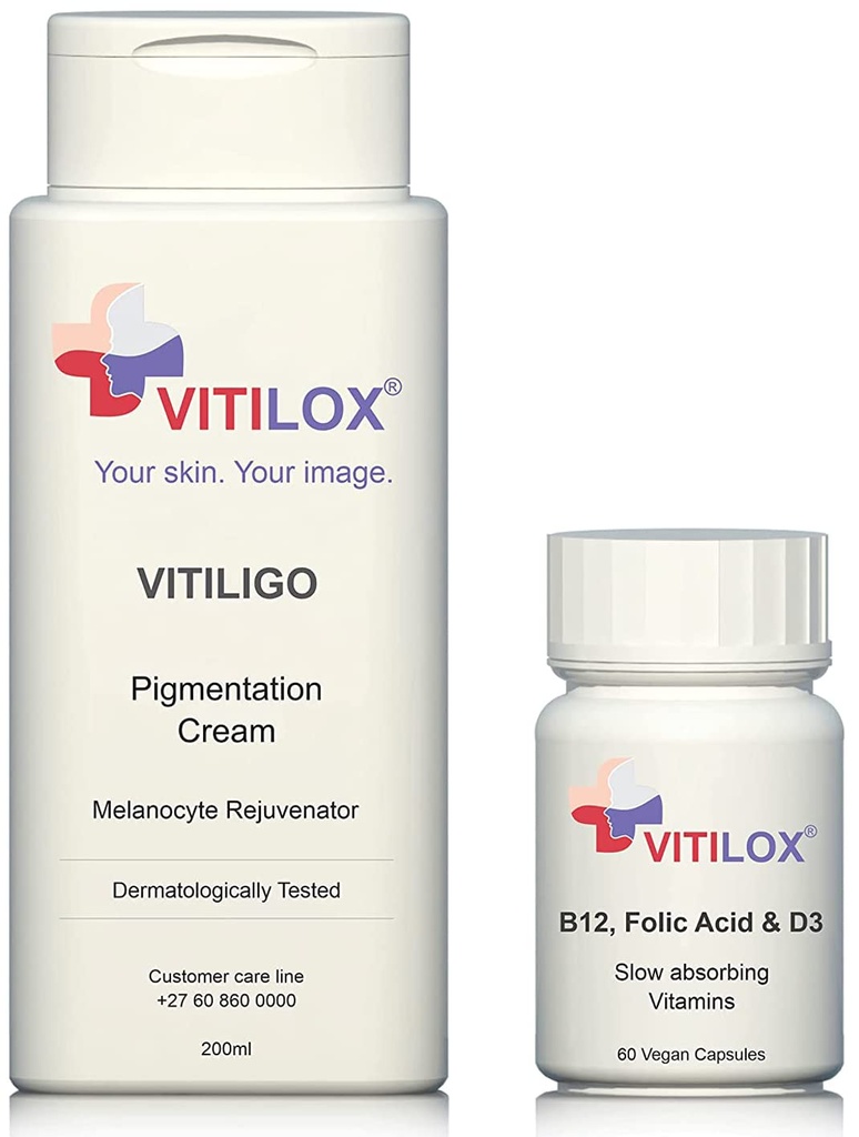 Vitilox ® Vitiligo Foryngende fløde og vitaminer