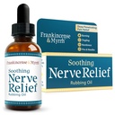 Frankincense & Myrra Lindrende nerve Relief Rubbing Oil, neuropati smerte Relief for hænder og fødder - med menthol og Frankincense essentielle olier, 2 Fl. Oz. Maksimal styrke for fod