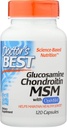 Doctor 's Best Glucosamin / Chondroitin / MSM, Capsules, 120 Count