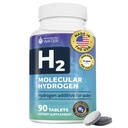 Forstærkede vandhydrogenvand tabletter med Magnesium - H2 Kosttilskud Support Normal Energy, Brain, Kognitiv Sundhed, Non- GMO & Gluten Free - 90 Servere