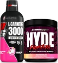 PROSUPPS L- Carnitin 3000 Stimulant Free Liquid Shots (31 Servere, Dragon Fruit) og Mr. Hyde Signature Series Pre- Workout Energy Poweded Drink (30 Servere, Vandmelon) Bundle