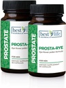 Bedste liv Herbals Prosta- Rye - Natural Prostata supplement til mænd oplever en forstørret prostata, hyppig vandladning, Overaktiv BREV - 2 flasker, 60 kapsler