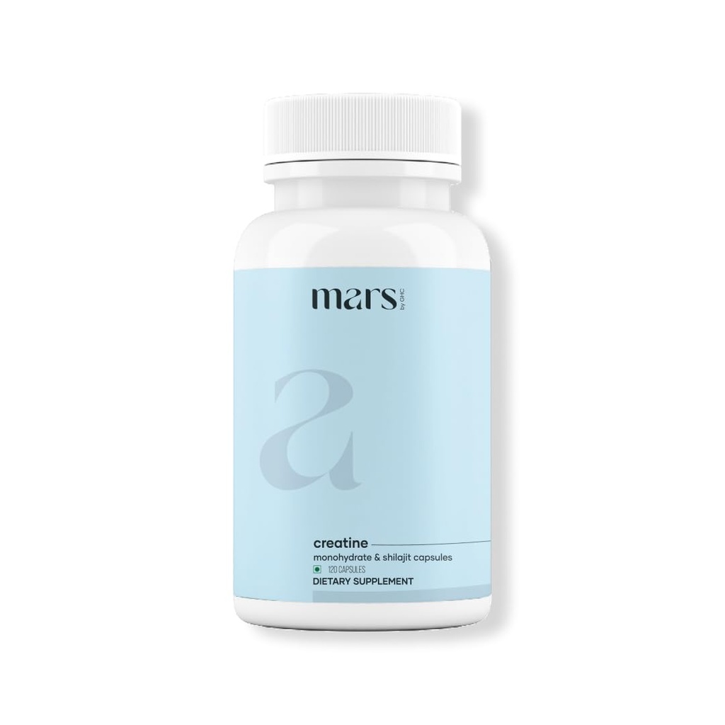 mars af GHC- mikroniseret Creatinmonohydrat Caps med Shilajit & Ashwagandha (120N)