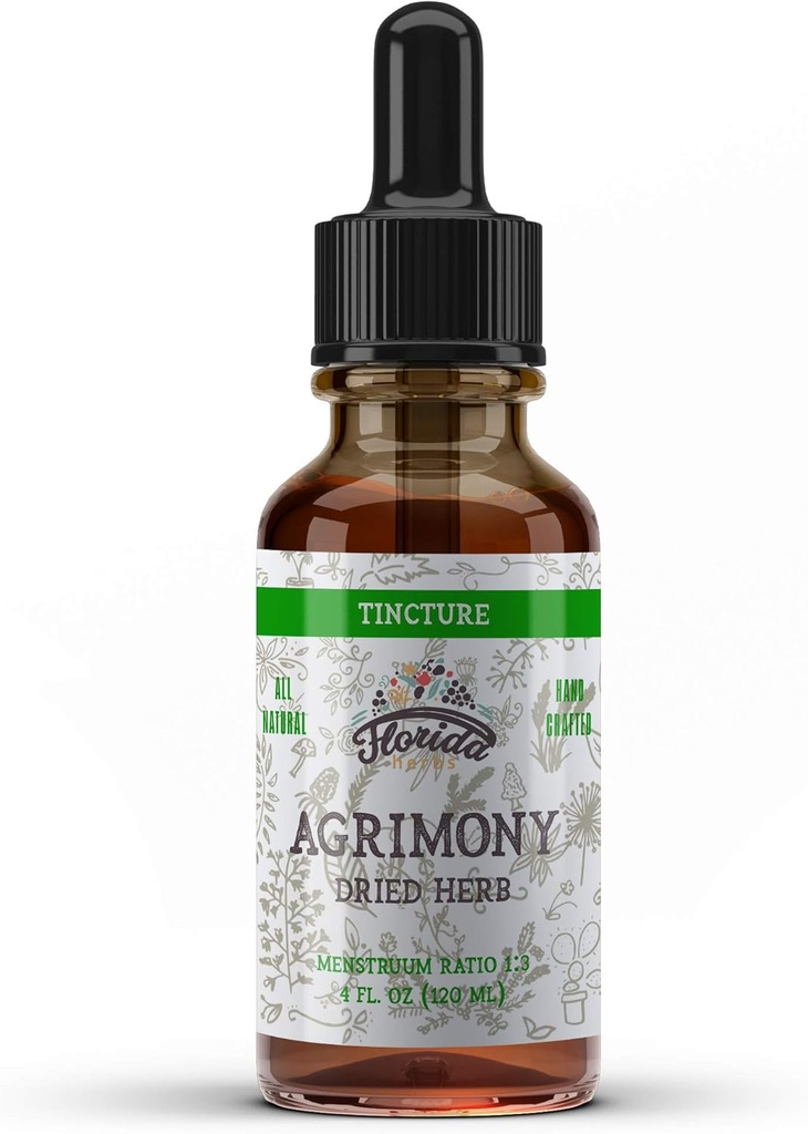 Agrimony Tinktur, Organic Agrimony Extract (Agrimonia Eupatoria) Tørret urt, Agrimony Supplement