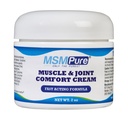 KALA SUNDHED MSMPure Maksimal styrke MSM Cream - 2 oz, Fast- Absorbing, ikke-fastende Formel for Comfort & Fleksibilitet - US- Made MSM