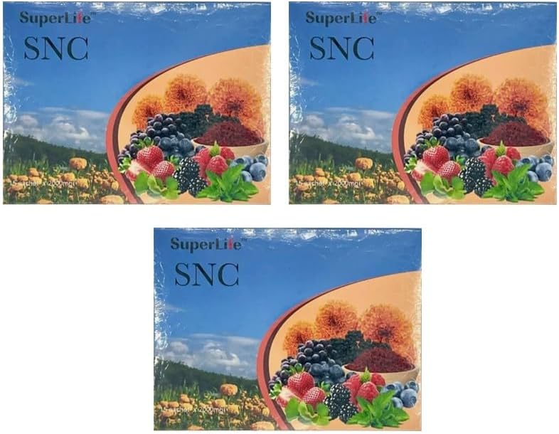 Generisk 3 pakker SNC Super Neuron Care Support Eyesight Forbedre Vision Blur Kognitiv Dry (15 Sachels / Box), Blå