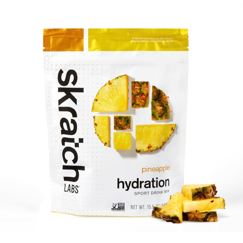 Skrattch Labs Hydration Powder124; Sport Drink Mix 124; Electrolytes Powder for Motion, Endurance, og Performance Measures 124; Pineapple Measures 124; 20 Servering Measures 124; Non- GMO, Vegan, Kosher