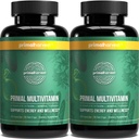 Primal Høst Primal Multivitamin - Dagligt multivitamin supplement med 21 essentielle vitaminer & mineraler til kvinder & mænd (2 Pack (30 Greve))