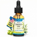 De La Cruz Ear Wax Remover og Earwax blødgøringsmiddel, 100% Pure Sweet Oil til ører, Gentle og Natural Ear Oil - 1 Fl OZ