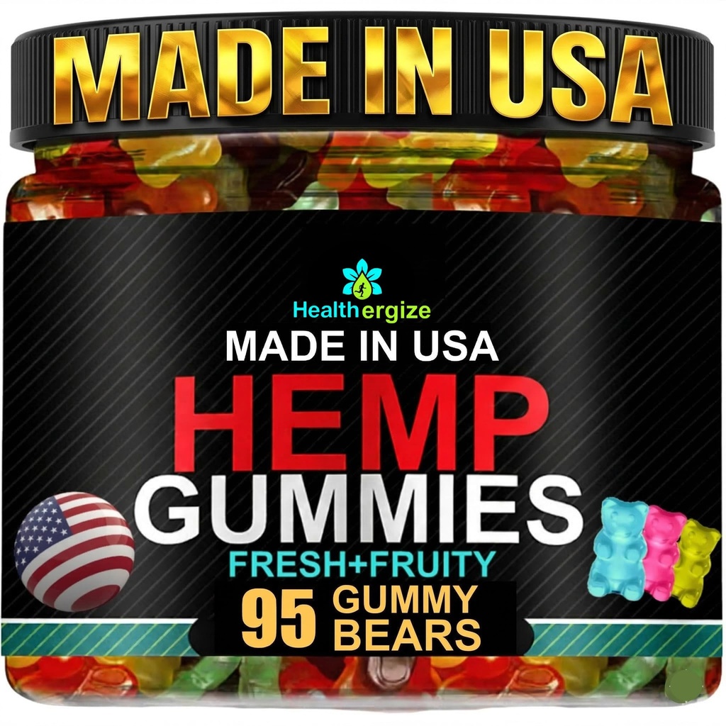 Hamp Gummies søvn Edibles for fred og afspænding-høj potens Pure Extra Strength Hamp Olie- Made in USA